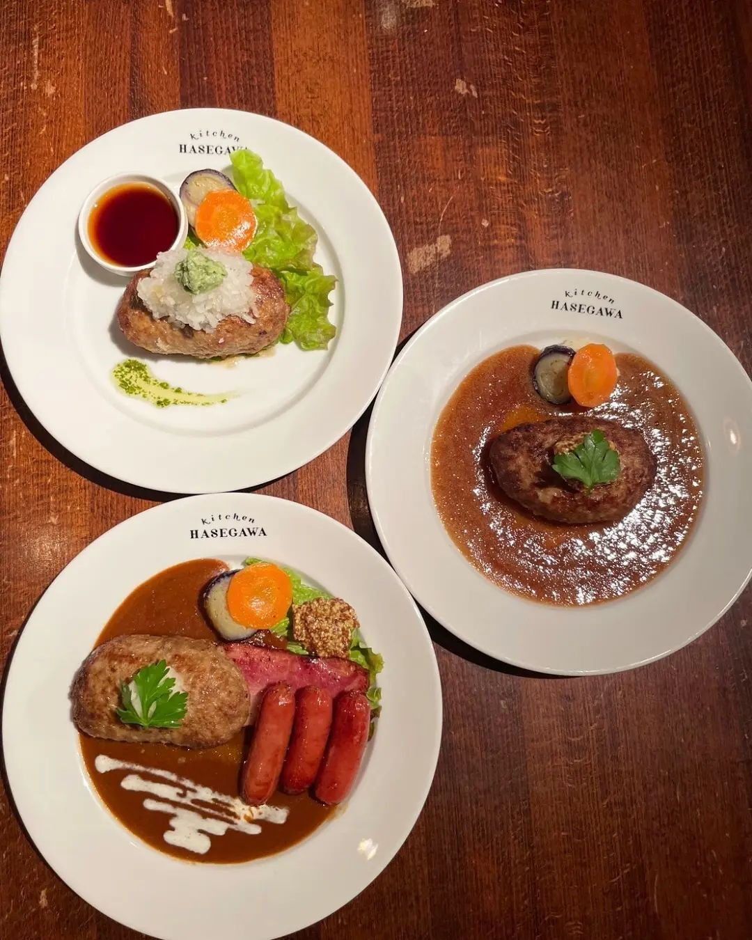 個性豊かなハンバーグたち！サッパリ和風からピリ辛チリまでお好