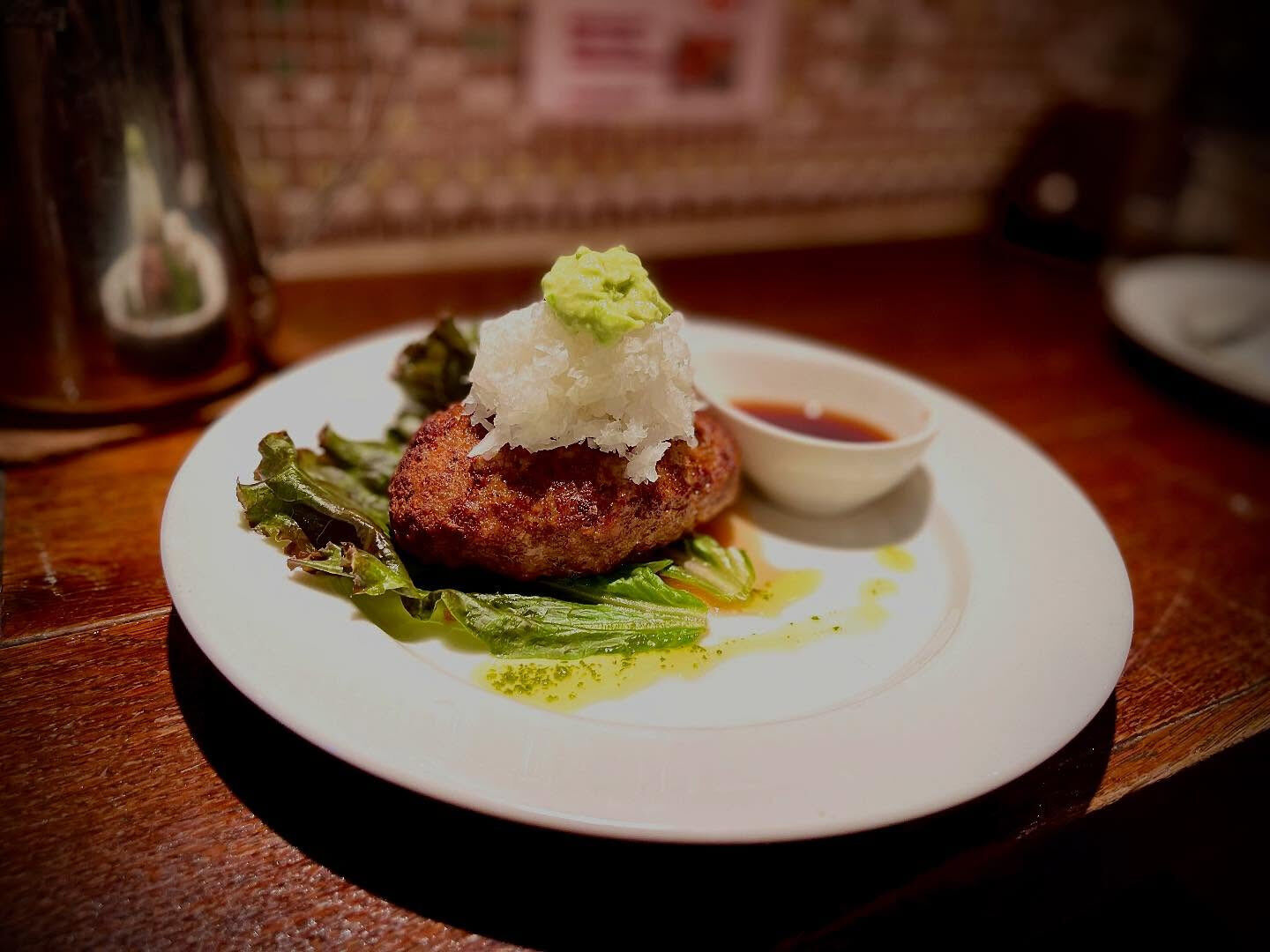 当店名物の極上ハンバーグ✨