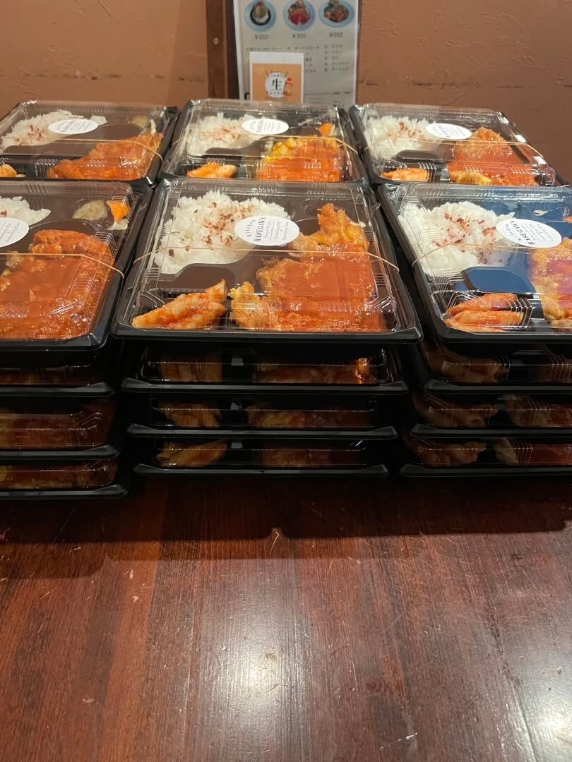 店頭テイクアウト・大量注文どちらもウェルカム🏃